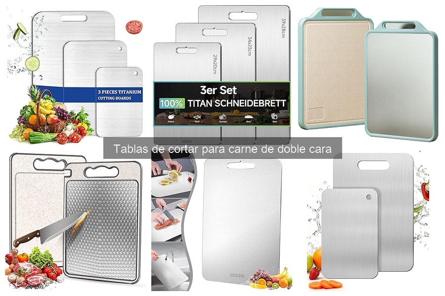 ** Mejores tablas de cortar de doble cara para principiantes