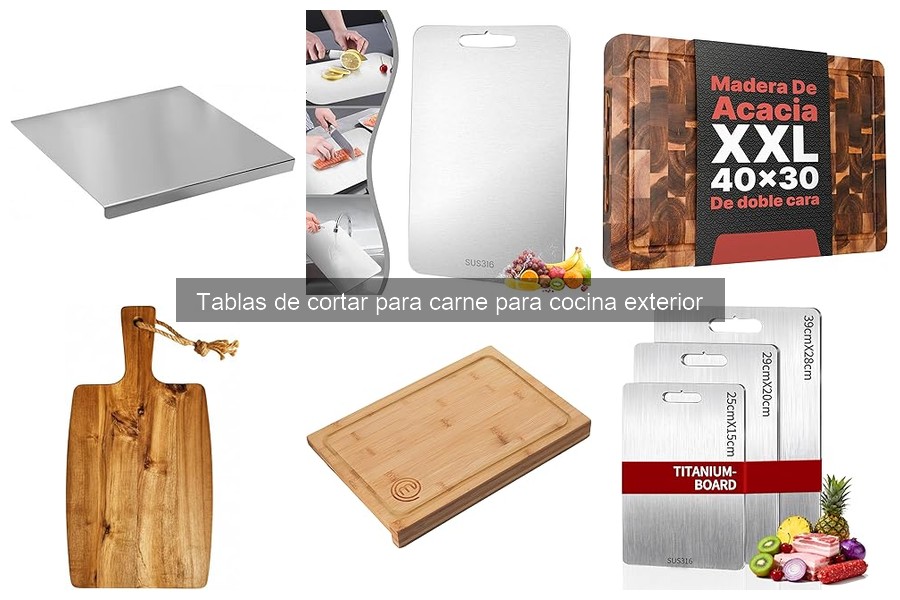 Mejores tablas de cortar para carne: comparativa y consejos