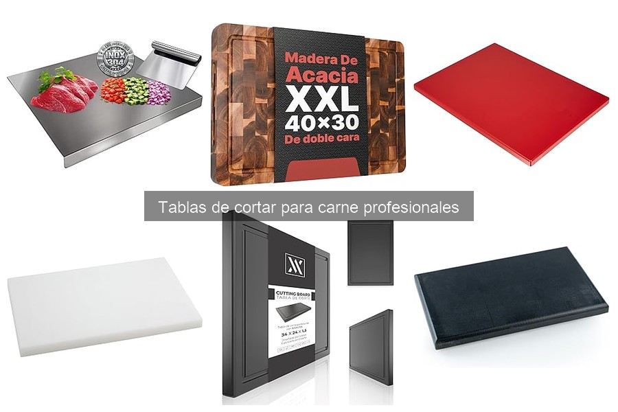 Mejores tablas de cortar para carne según materiales