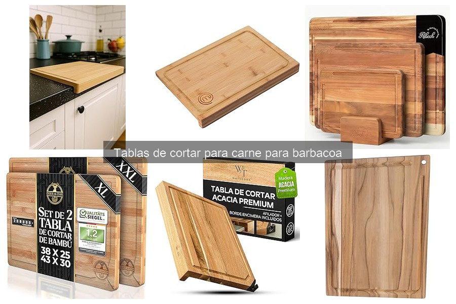 Mejores tablas de cortar para carne según tipo de carne