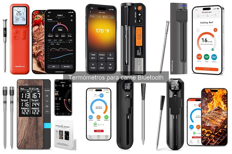 Mejores termómetros Bluetooth para asar carne en 2023