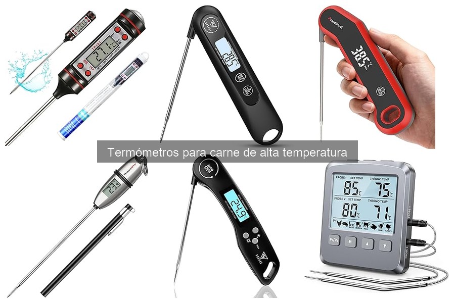 Mejores termómetros para carne de alta temperatura en 2023