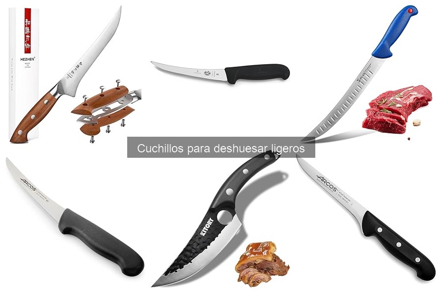 Opiniones sobre cuchillos para deshuesar ligeros: ¿Cuál elegir?