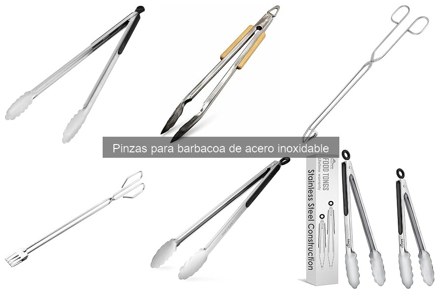 Opiniones sobre pinzas para barbacoa de acero inoxidable