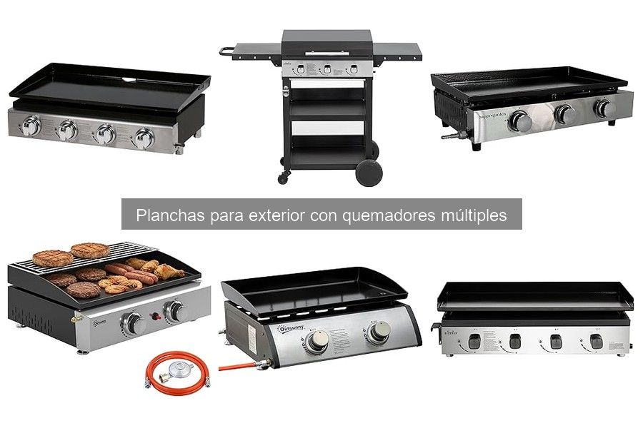 Opiniones sobre planchas con quemadores múltiples en 2023