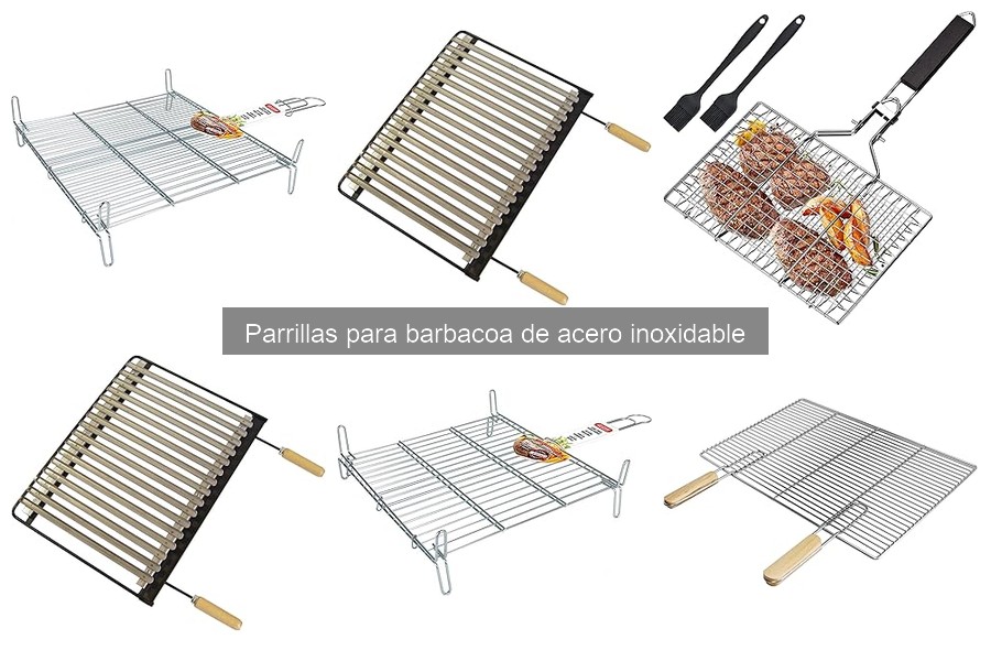 Parrillas de barbacoa de acero inoxidable: características y ventajas