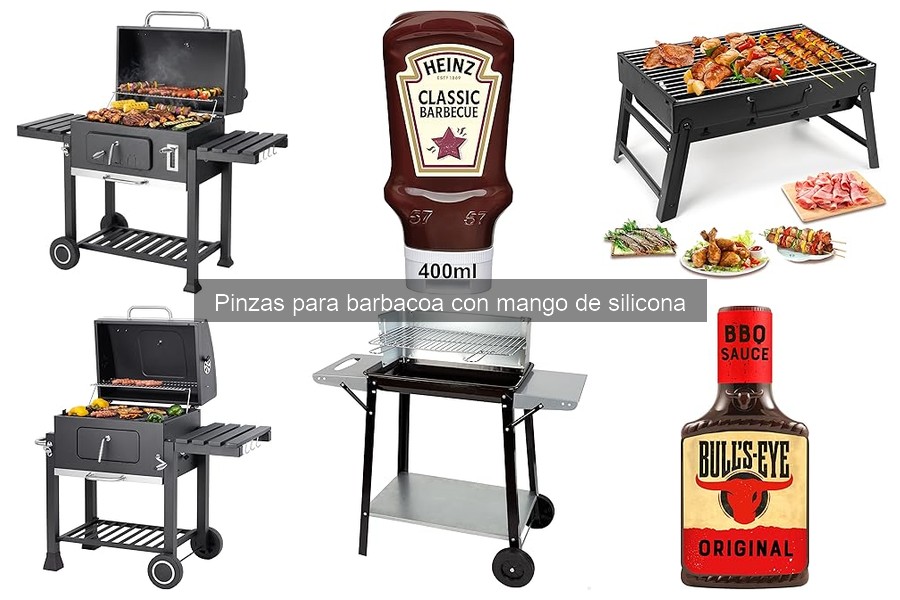 Pinzas para barbacoa con mango de silicona: características y uso