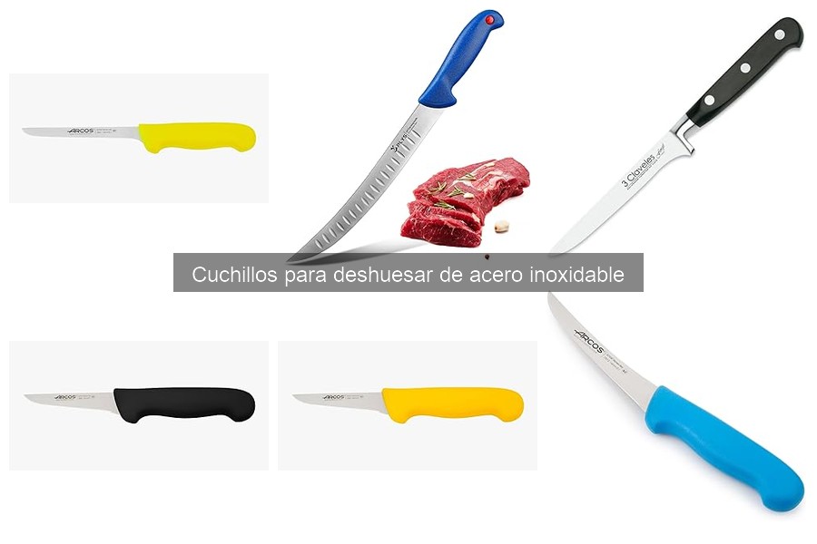 Precios de cuchillos para deshuesar de acero inoxidable