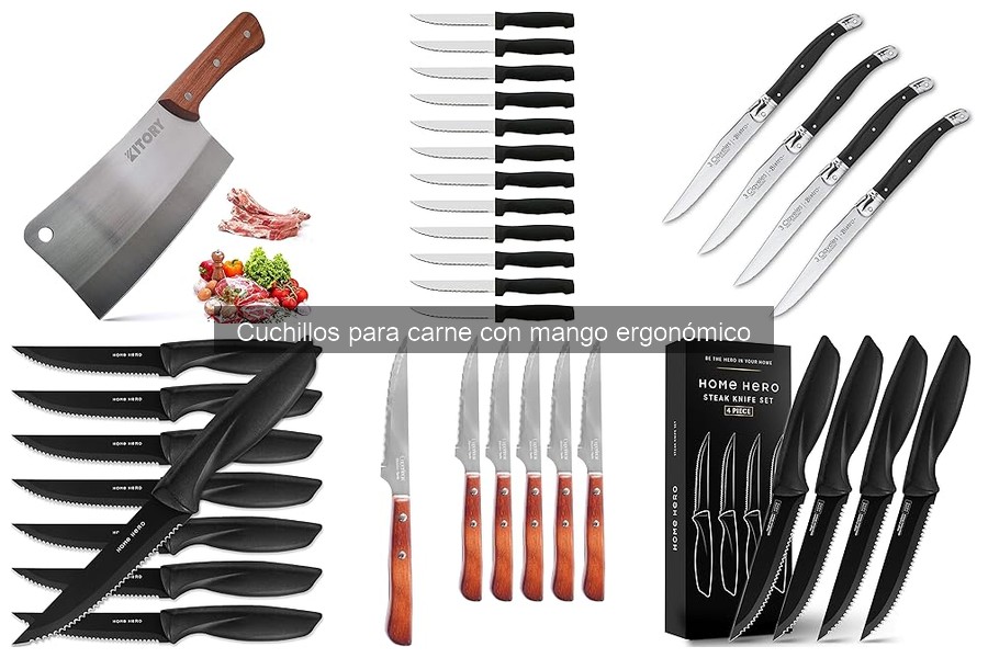 Problemas comunes al usar cuchillos para carne ergonómicos