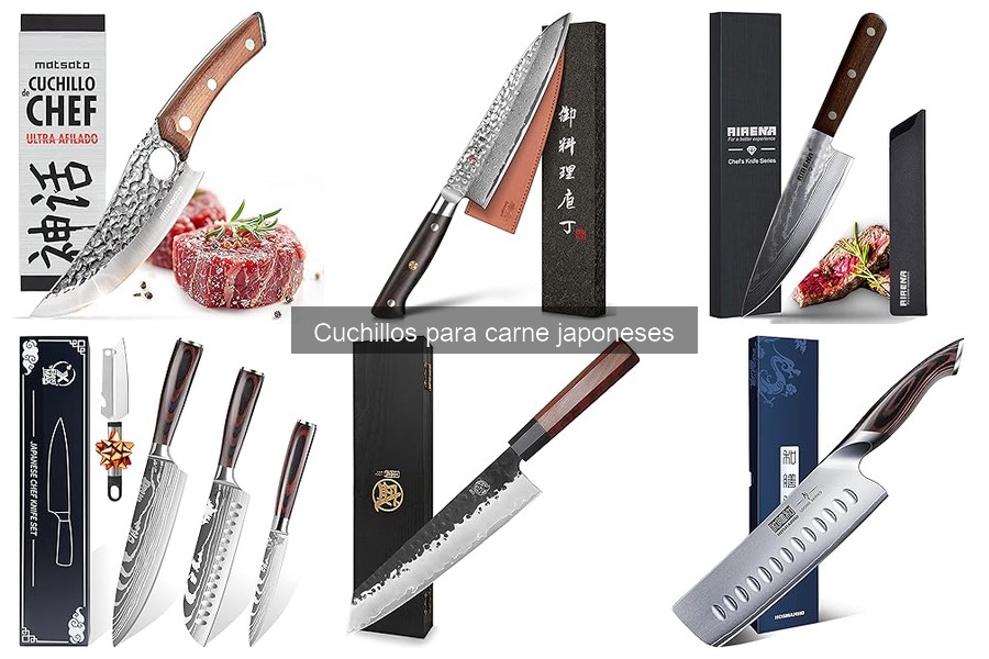 Problemas comunes al usar cuchillos para carne japoneses