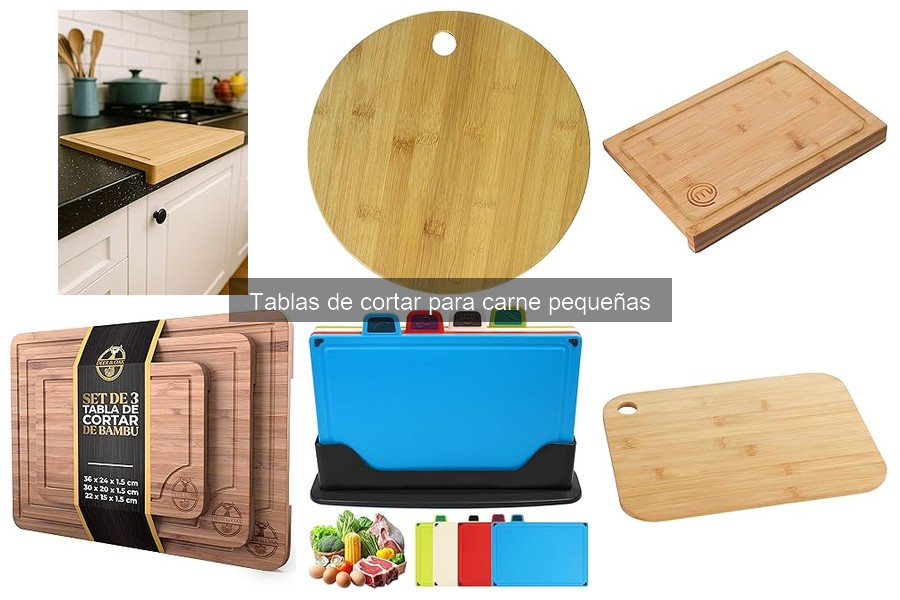 ** Problemas comunes al usar tablas de cortar pequeñas para carne