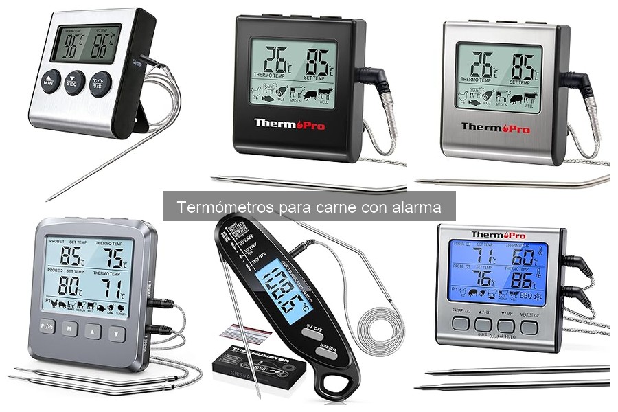 Problemas comunes con termómetros para carne con alarma