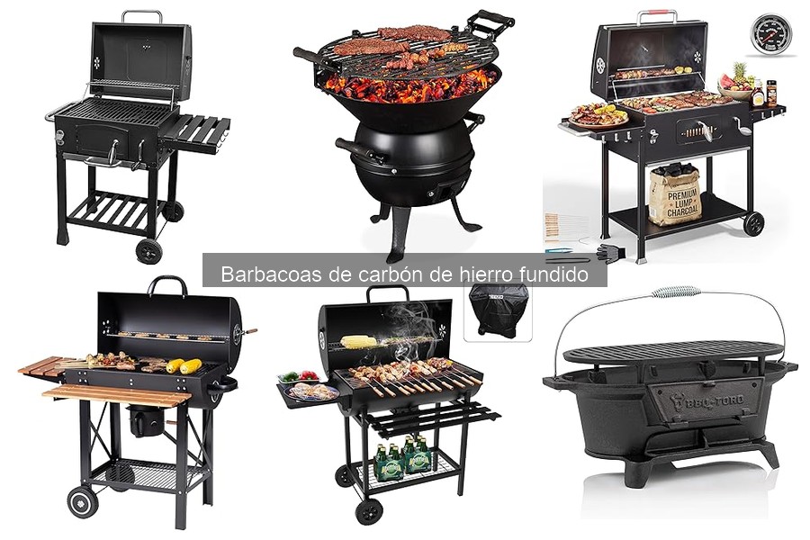 Problemas comunes en barbacoas de carbón de hierro fundido