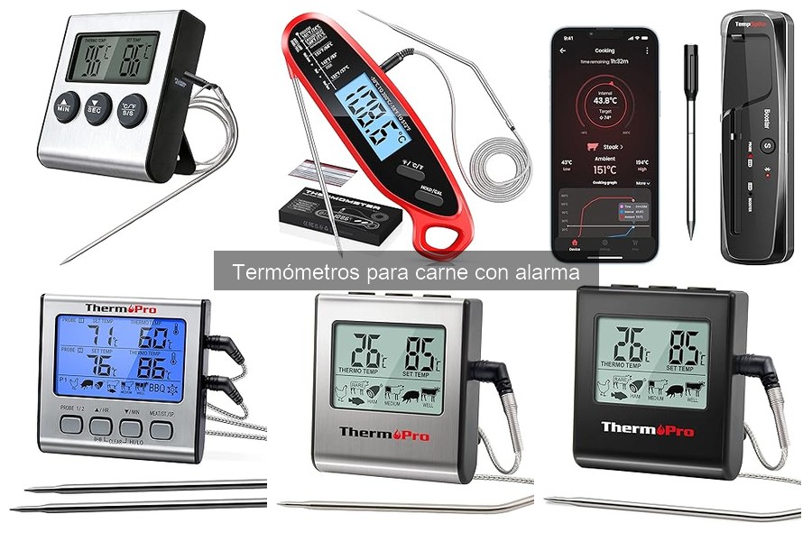 Problemas con termómetros para carne con alarma: Soluciones