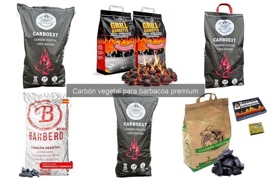 ¿Qué es el carbón vegetal premium para barbacoa?