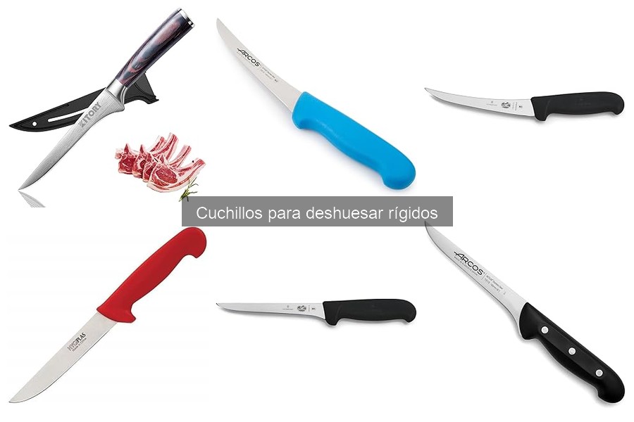 ¿Qué es un cuchillo para deshuesar rígido? Características clave