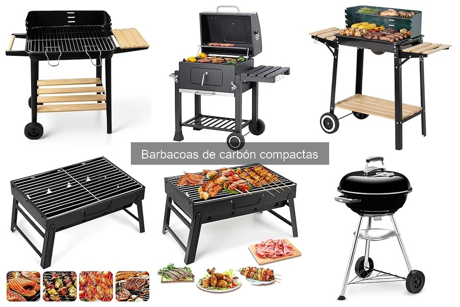 ¿Qué es una barbacoa de carbón compacta? Características y usos