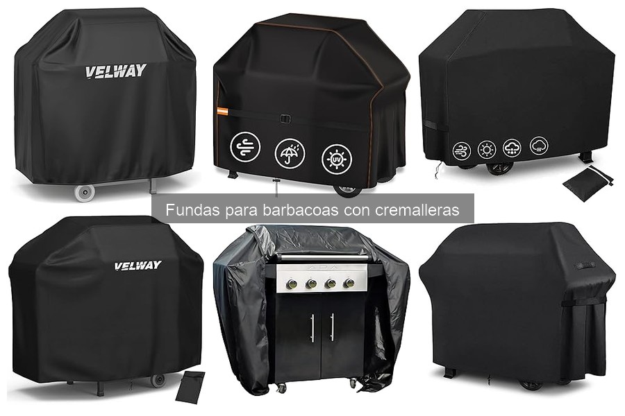 ¿Qué es una funda para barbacoas con cremalleras?