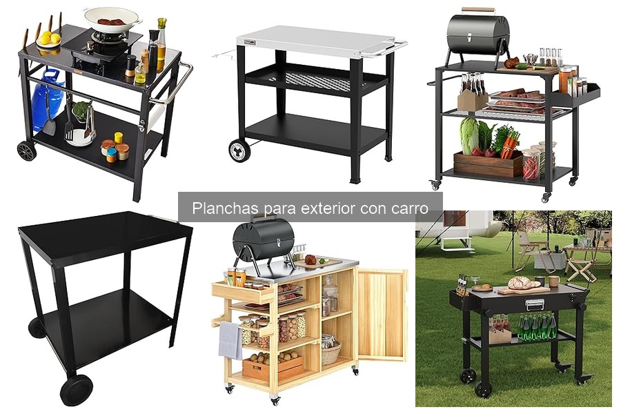 ¿Qué es una plancha para exterior con carro? Ventajas y uso