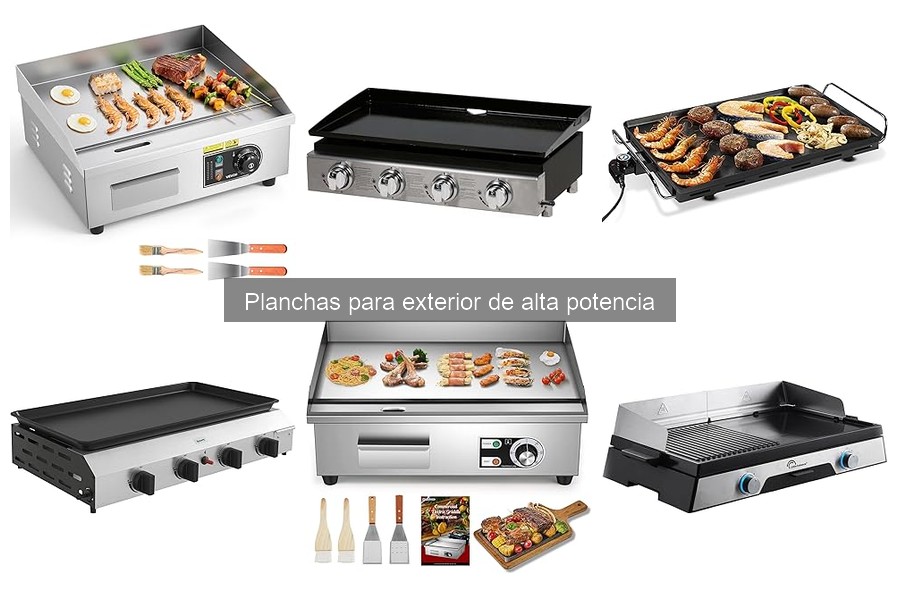 ¿Qué es una plancha para exterior de alta potencia?