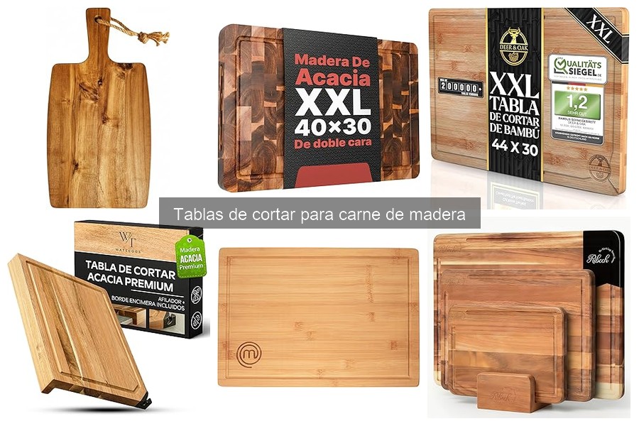 ¿Son resistentes al agua las tablas de cortar de madera?
