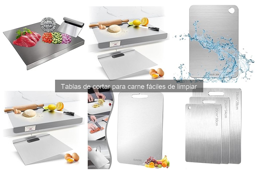 Tablas de cortar para carne: ¿fáciles de limpiar?