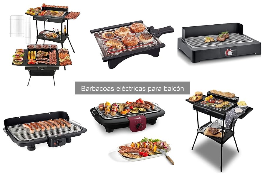 Tipos de barbacoas eléctricas perfectas para balcones