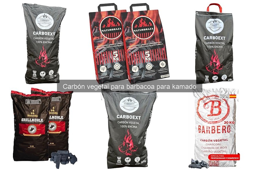 Tipos de carbón vegetal para kamado: guía y beneficios