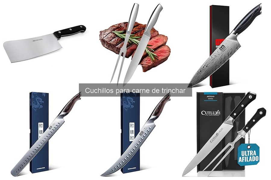 Tipos de cuchillos de trinchar para carne: guía completa
