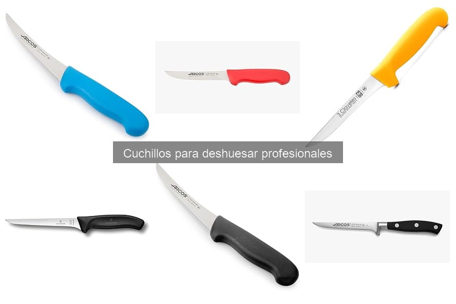 Tipos de cuchillos para deshuesar: guía de opciones profesionales
