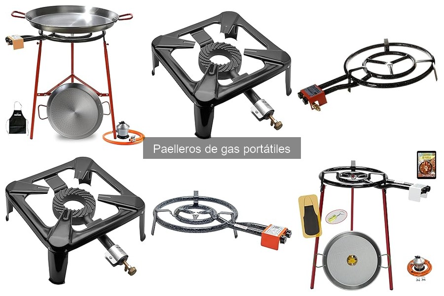 Tipos de paelleros de gas portátiles y su uso ideal
