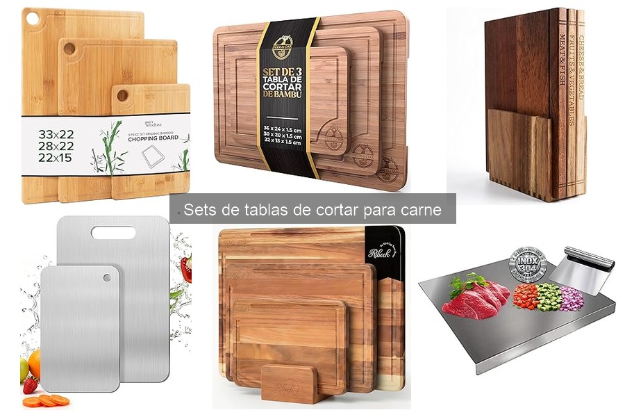 Tipos de Tablas de Cortar para Carne: Madera, Plástico y Más