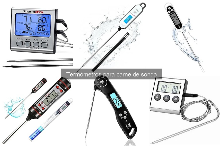 Tipos de termómetros para carne de sonda: guía completa
