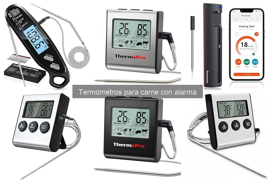 Tipos de termómetros para carne y sus diferencias