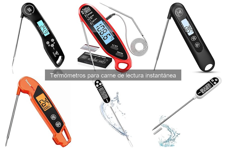 Tipos de termómetros para carne y sus usos en la cocina