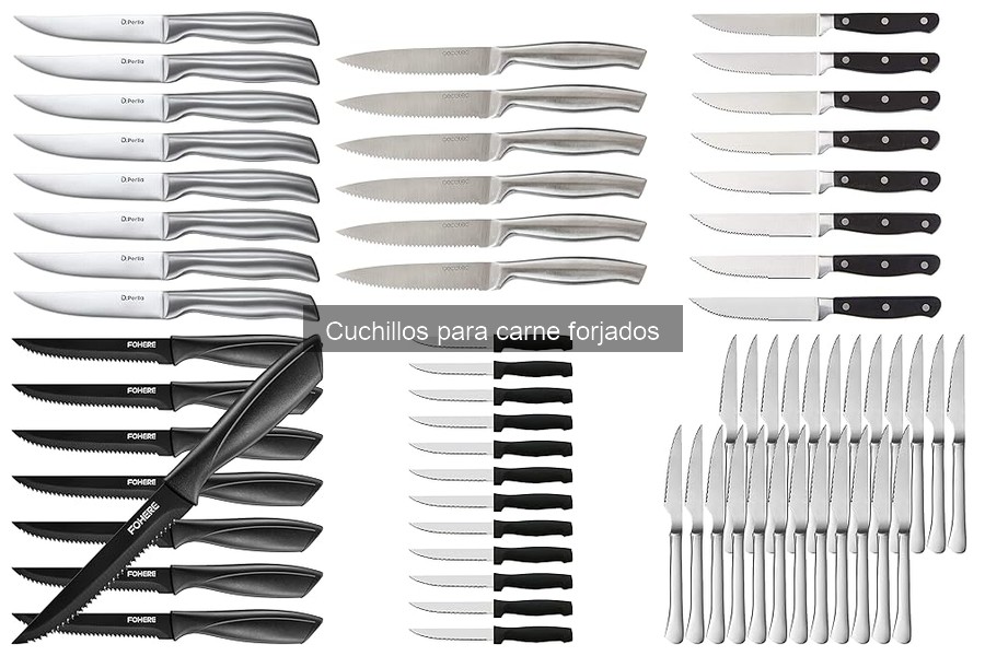 Ventajas de usar cuchillos forjados para carne