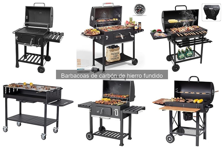 Ventajas y desventajas de las barbacoas de carbón de hierro fundido
